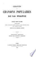 Chants et chansons populaires de la France