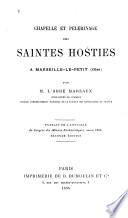 Chapelle et pèlerinage des Saintes Hosties a Marseille-le-Petit (Oise).