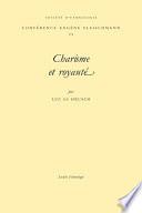 Charisme et royauté
