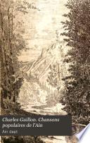 Charles Guillon. Chansons populaires de l'Ain