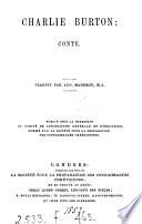 Charlie Burton [by J.A. Sargant]. Tr. par A. Mandrou