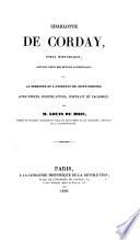 Charlotte de Corday, essai historique