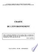 Charte de l'environnement
