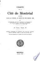 Charte de la cité de Montréal