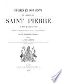 Chartes et documents de l'abbaye de Saint Pierre au Mont Blandin à Gand