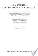 Chartotheca translationum alphabetica