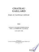 Château Gaillard, Études de Castellologie Médiévale