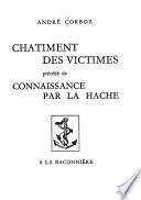 Châtiment des victimes