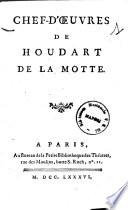 Chef-d'oeuvres de Houdart de la Motte
