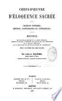 Chefs d'oeuvre d'éloquence sacrée...