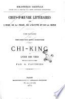 Chefs d'oeuvre litteraires de l'Inde, de la Perse, de l'Egypte et de la Chine