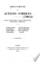 Chefs-d'Œuvre des auteurs comiques