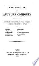 Chefs-d'œuvre des auteurs comiques
