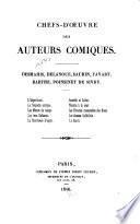 Chefs-d'œuvre des auteurs comiques ...