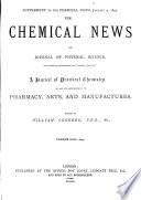 Chemical News and Journal of Industrial Science