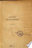 Chevauchée en Palestine