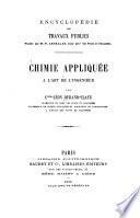 Chimie appliquée à l'art de l'ingénieur