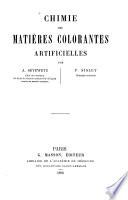 Chimie des matières colorantes artificielles