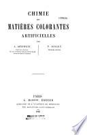 Chimie des matières colorantes artificielles