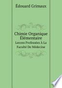 Chimie Organique ?l?mentaire