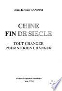 Chine, fin de siècle