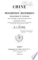 Chine; ou, Description historique