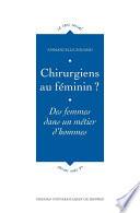 Chirurgiens au féminin ?