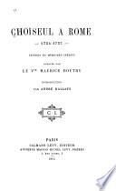 Choiseul à Rome, 1754-1757