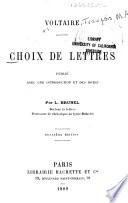 Choix de lettres