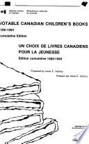 Choix de Livres Canadiens Pour la Jeunesse