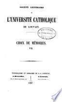 Choix de mémoires