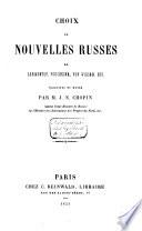 Choix de nouvelles russes de Lermontof, Pouchkine, von Wiesen, etc