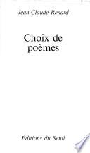 Choix de poèmes