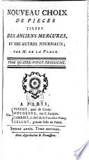 Choix des anciens Mercures avec un extrait du Mercure françois