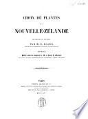 Choix des plantes de la Nouvelle-Zélande