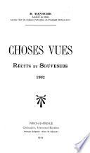 Choses vues
