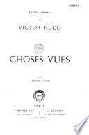 Choses vues