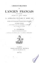 Chrestomathie de l'ancien français (IXe-XVe siècles)