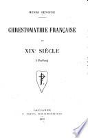 Chrestomathie française du XIXe siècle