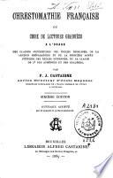 Chrestomathie française, ou