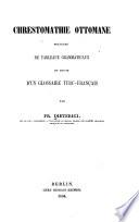 Chrestomathie ottomane
