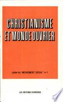 Christianisme et Monde Ouvrier