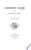 Christophe Colomb devant l'histoire