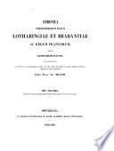 Chronica noblissimorum Ducum Lotharingiae et Brabantiae