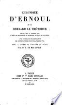 Chronique d'Ernoul et de Bernard le Trésorier