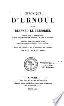 Chronique d'Ernoul et de Bernard le Trésorier