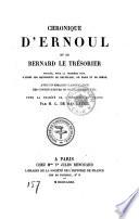 Chronique d'Ernoul et de Bernard le trésorier