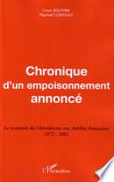 Chronique d'un empoisonnement annoncé