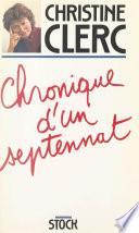 Chronique d'un septennat