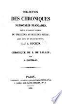 Chronique de Georges Chastellain
